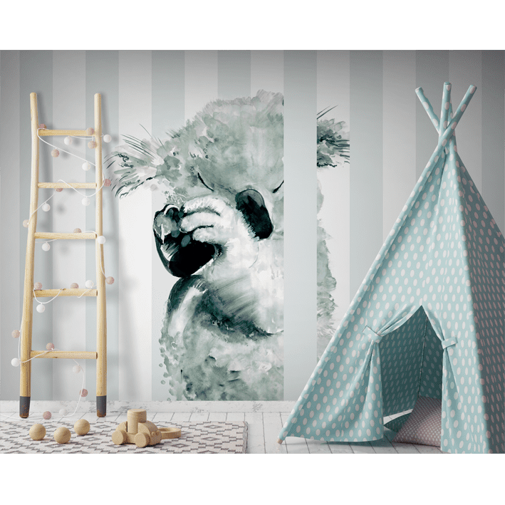 Koala Stripe Duck Egg