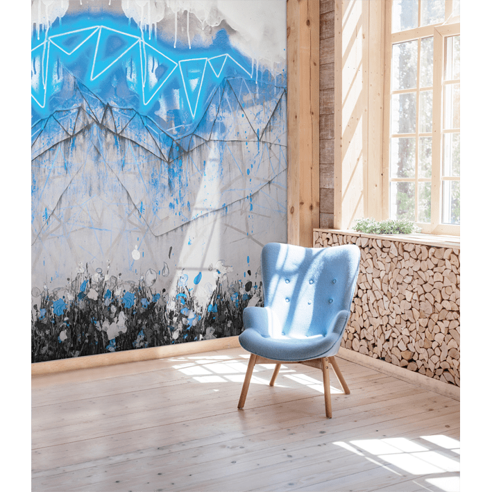 Neon Bunting Electric Blue