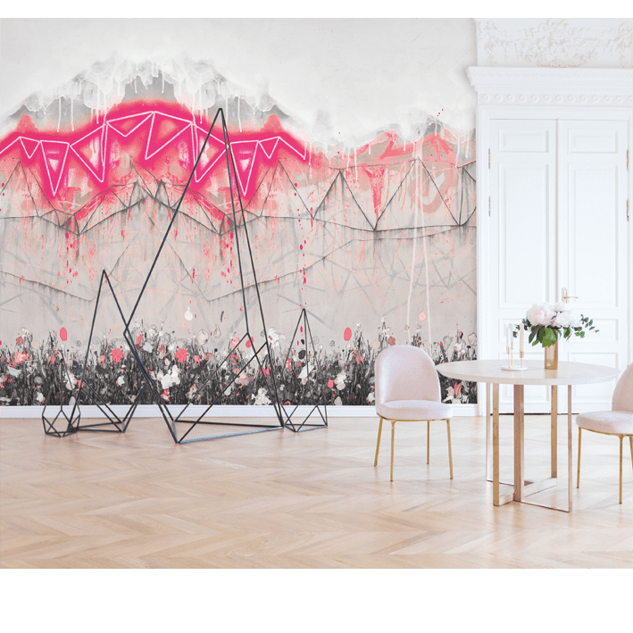 Neon Bunting Soho Pink